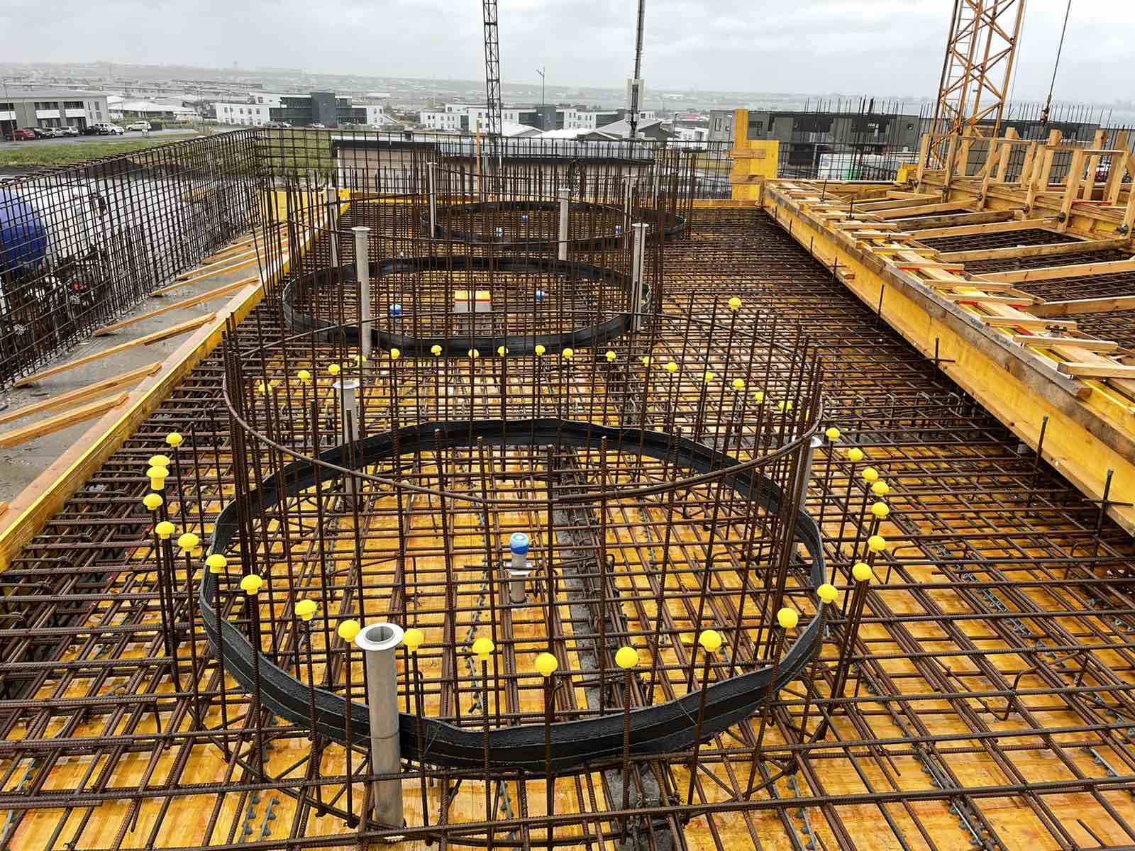 Concrete and rebar works on industrial projects - Industrycore. 