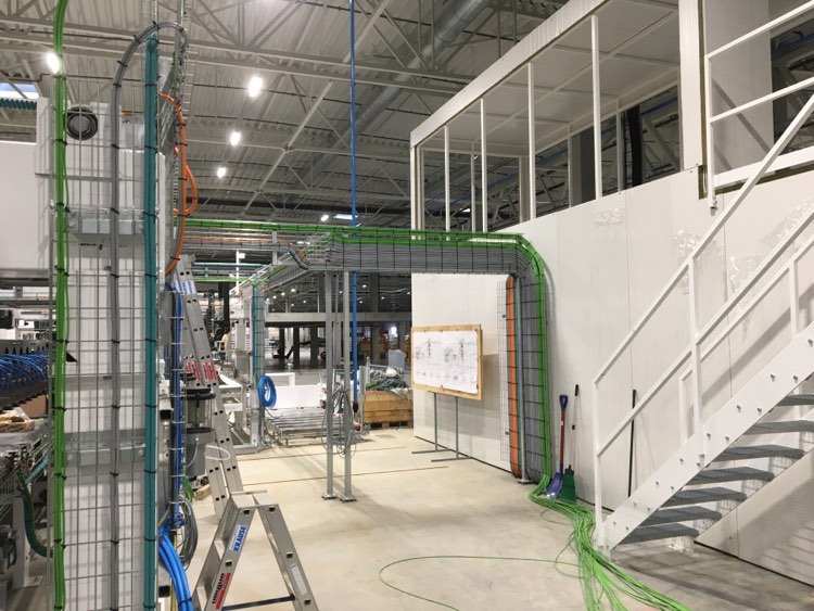 Industrial cabling and equipment installation electrical works - Industrycore. 